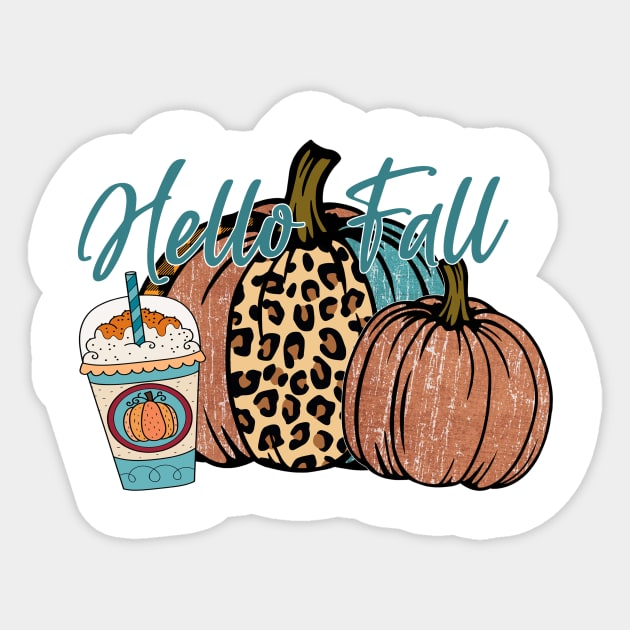 Hello Fall Sticker by Sabahmd